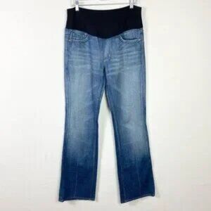Citizens of Humanity Elle Bootcut Medium Wash Maternity Belly Panel Jeans Sz 32